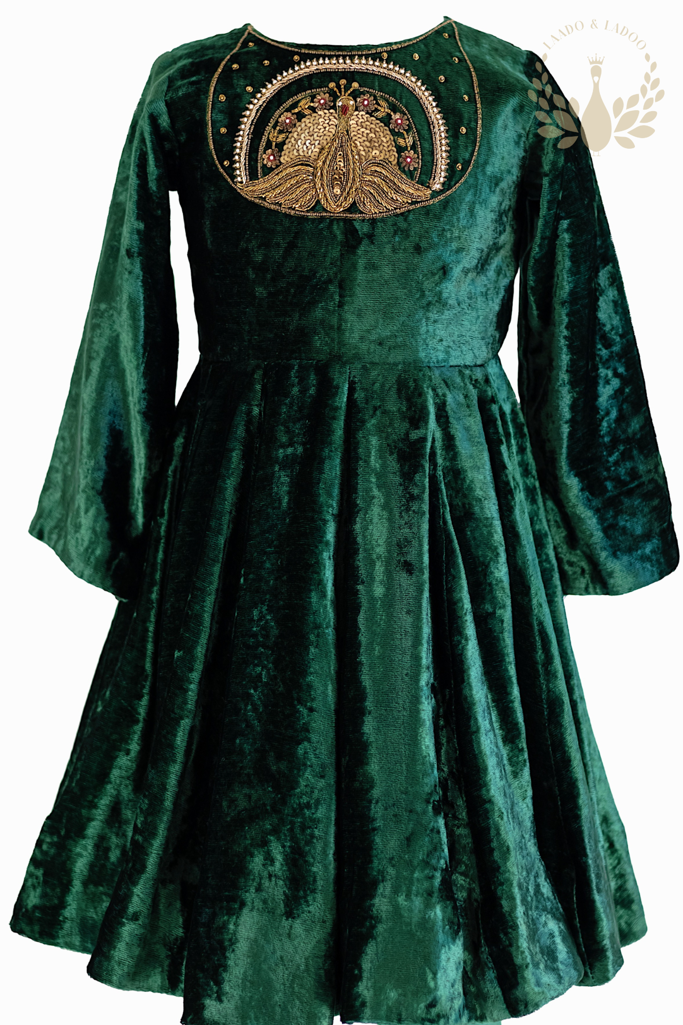 Jannat Green Anarkali Set