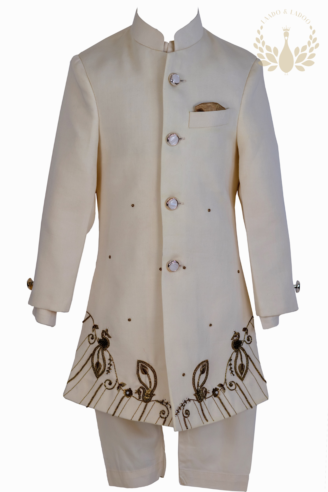 Noor Ivory Sherwani Set