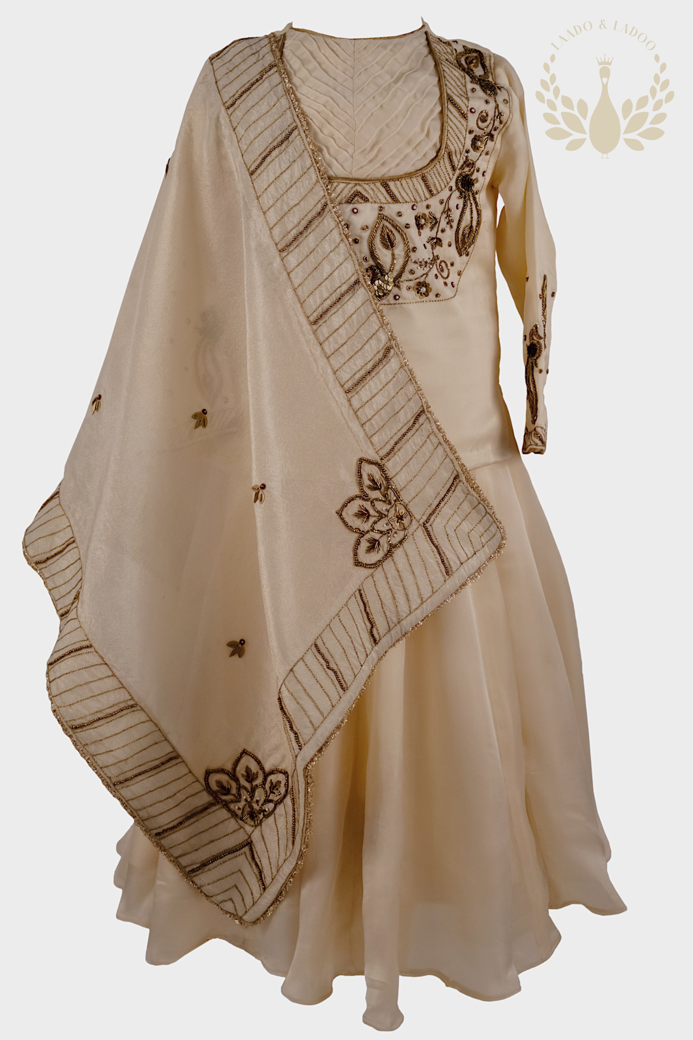 Naaz Ivory Lehenga Set