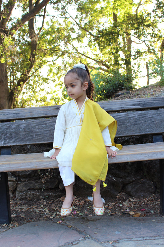 Shahi Tukda Girls' Kurta Set
