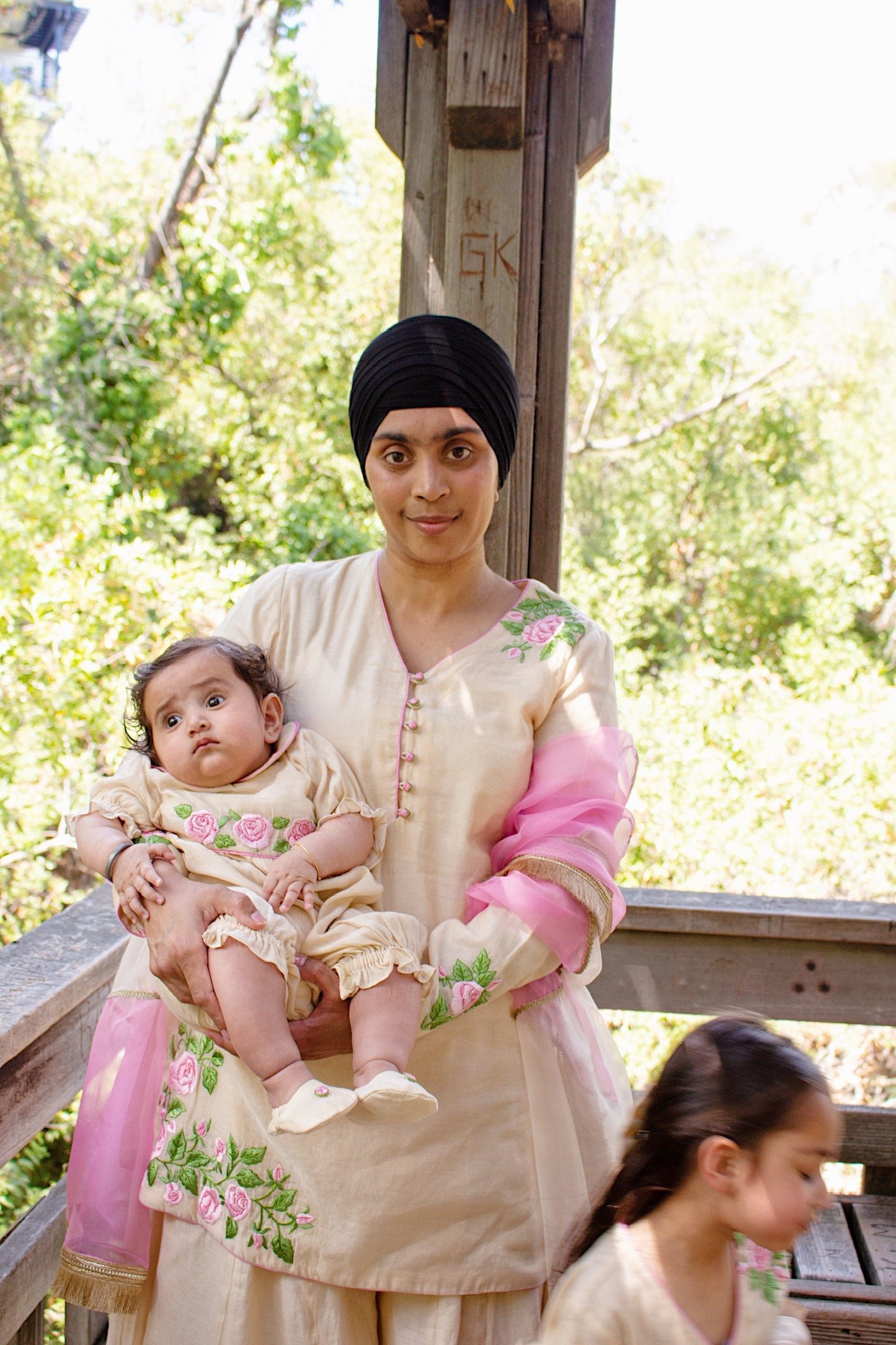 Roshanara Light Gold Sharara Set