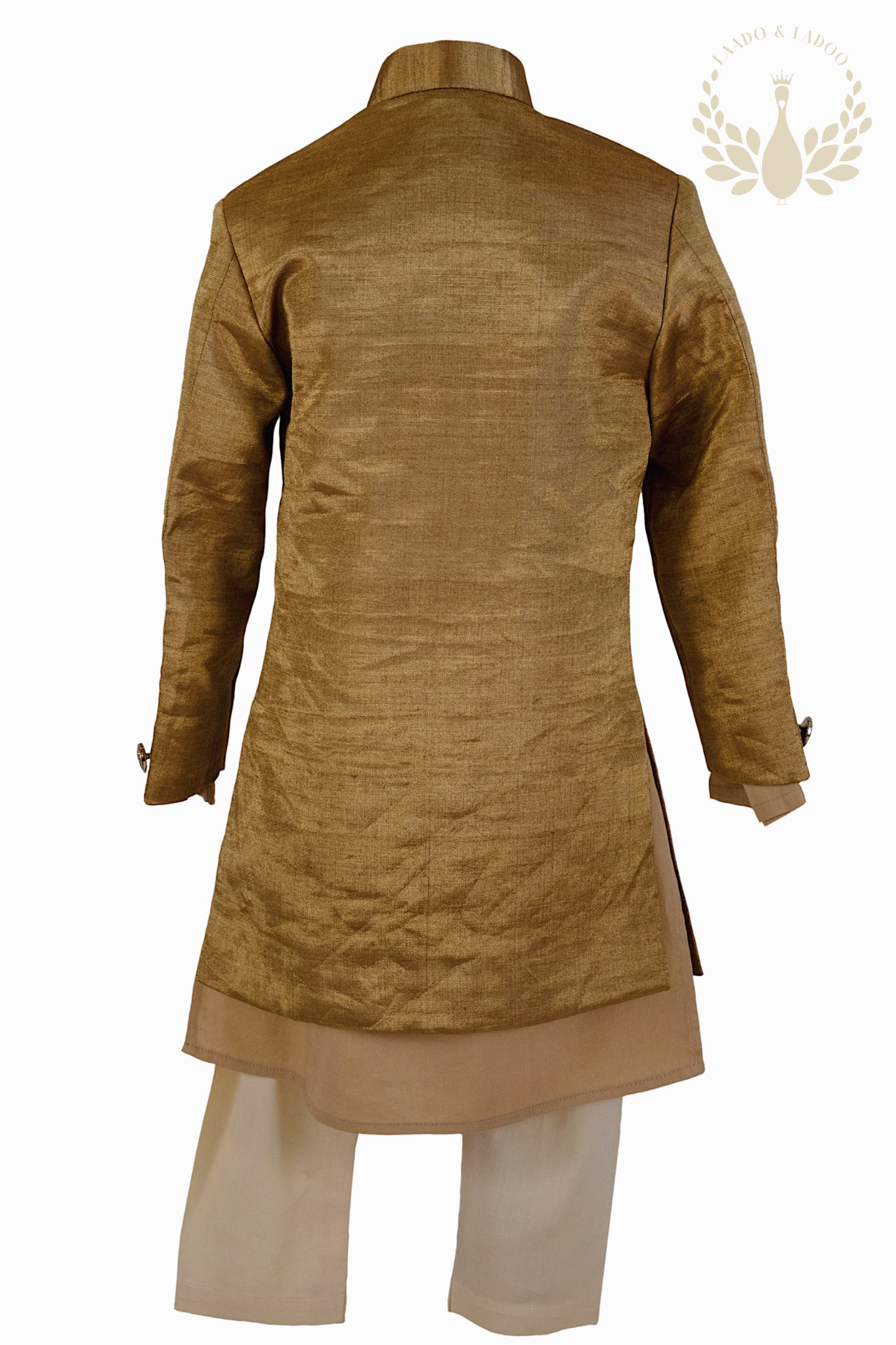 Aaftaab Gold Sherwani Set