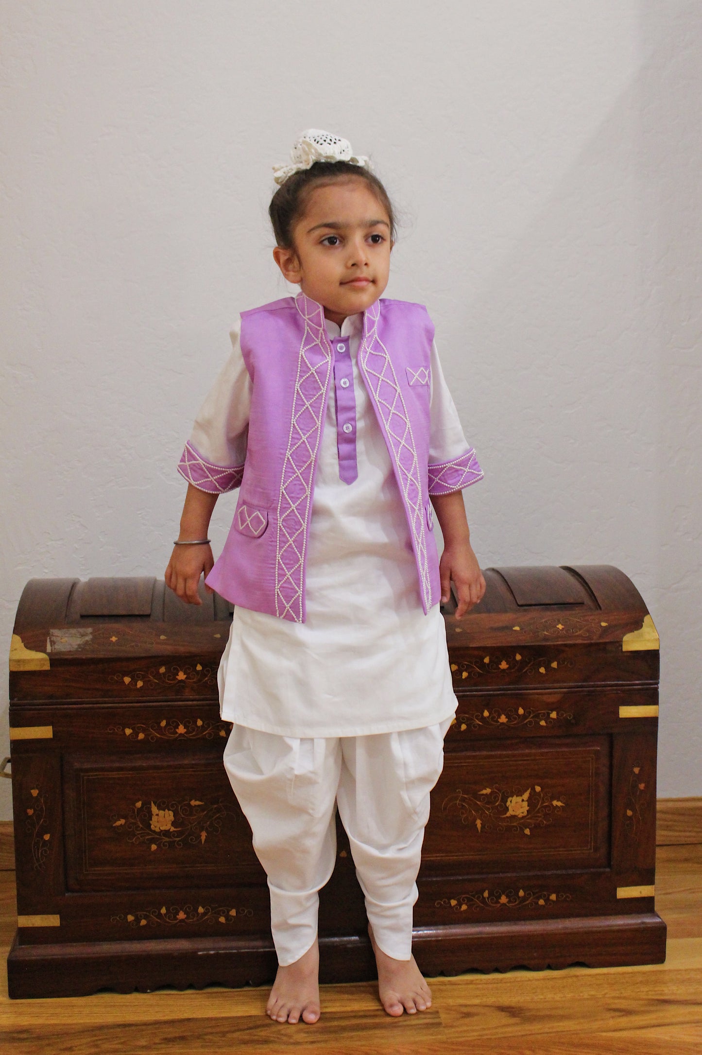 Zayan Lilac Boys' Kurta Set