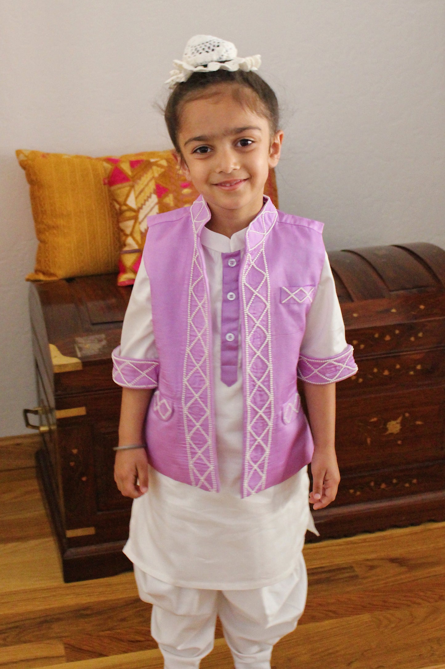 Zayan Lilac Boys' Kurta Set