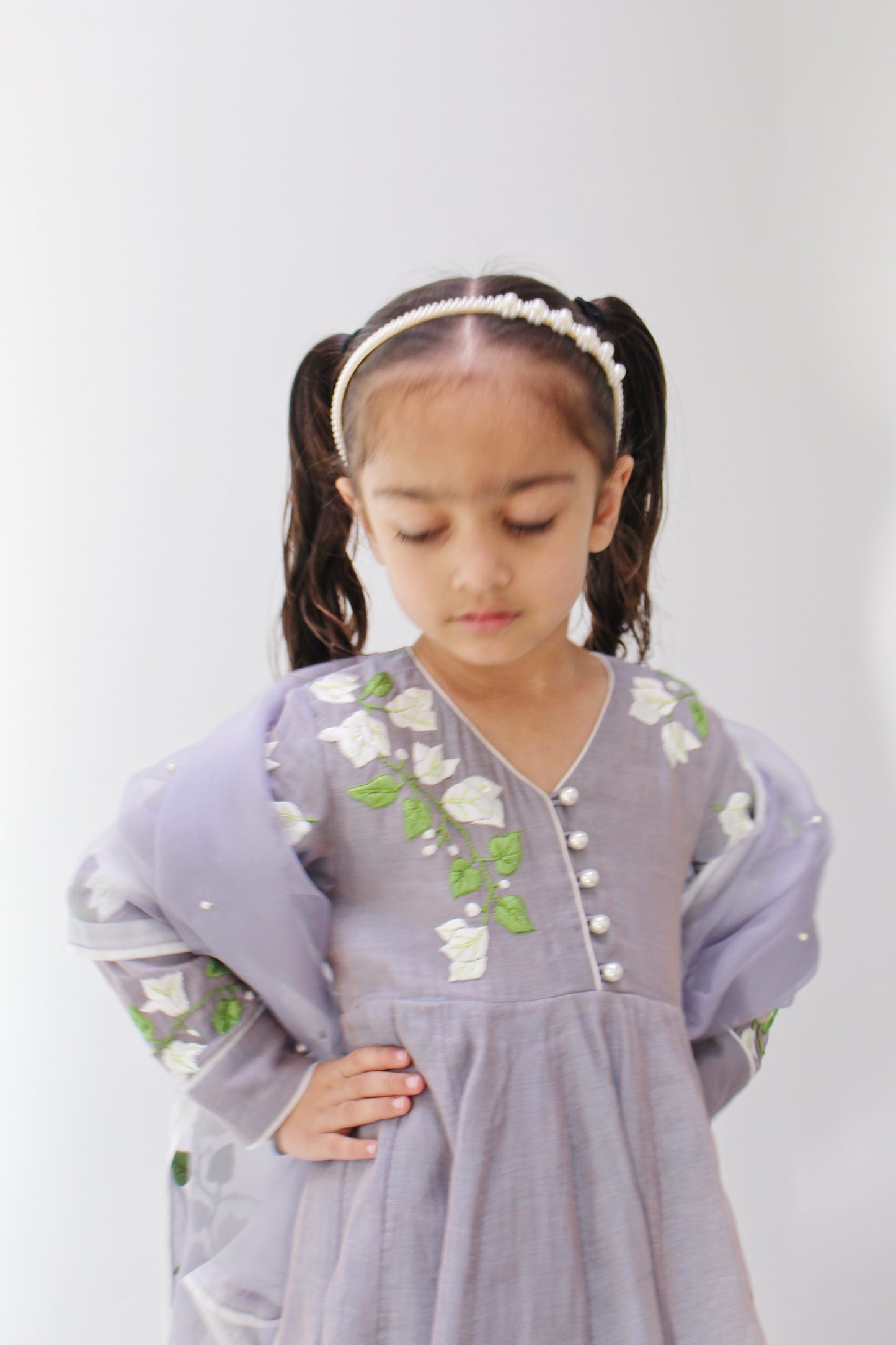 Bahaar Morning Mist Anarkali Set