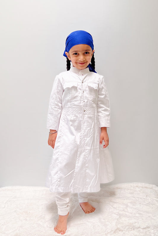 Amrit White Chola Set