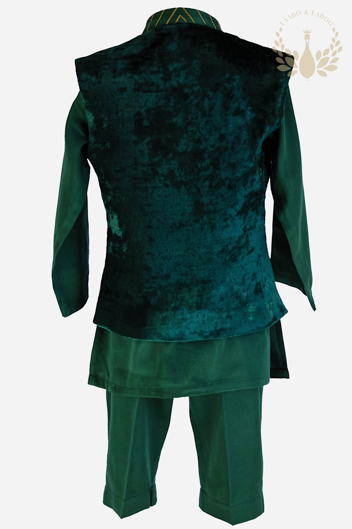 Firdaus Green Kurta Set