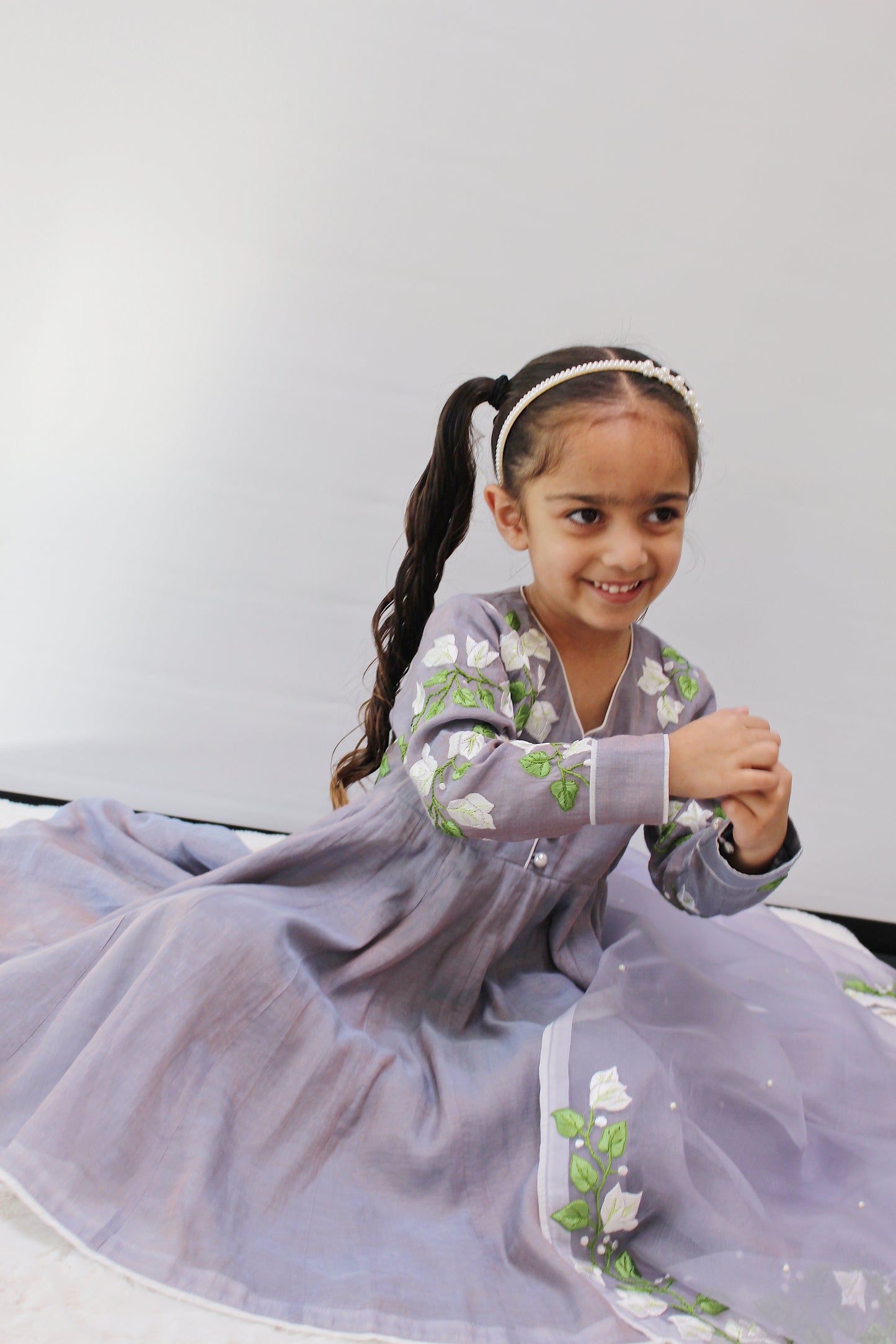 Bahaar Morning Mist Anarkali Set