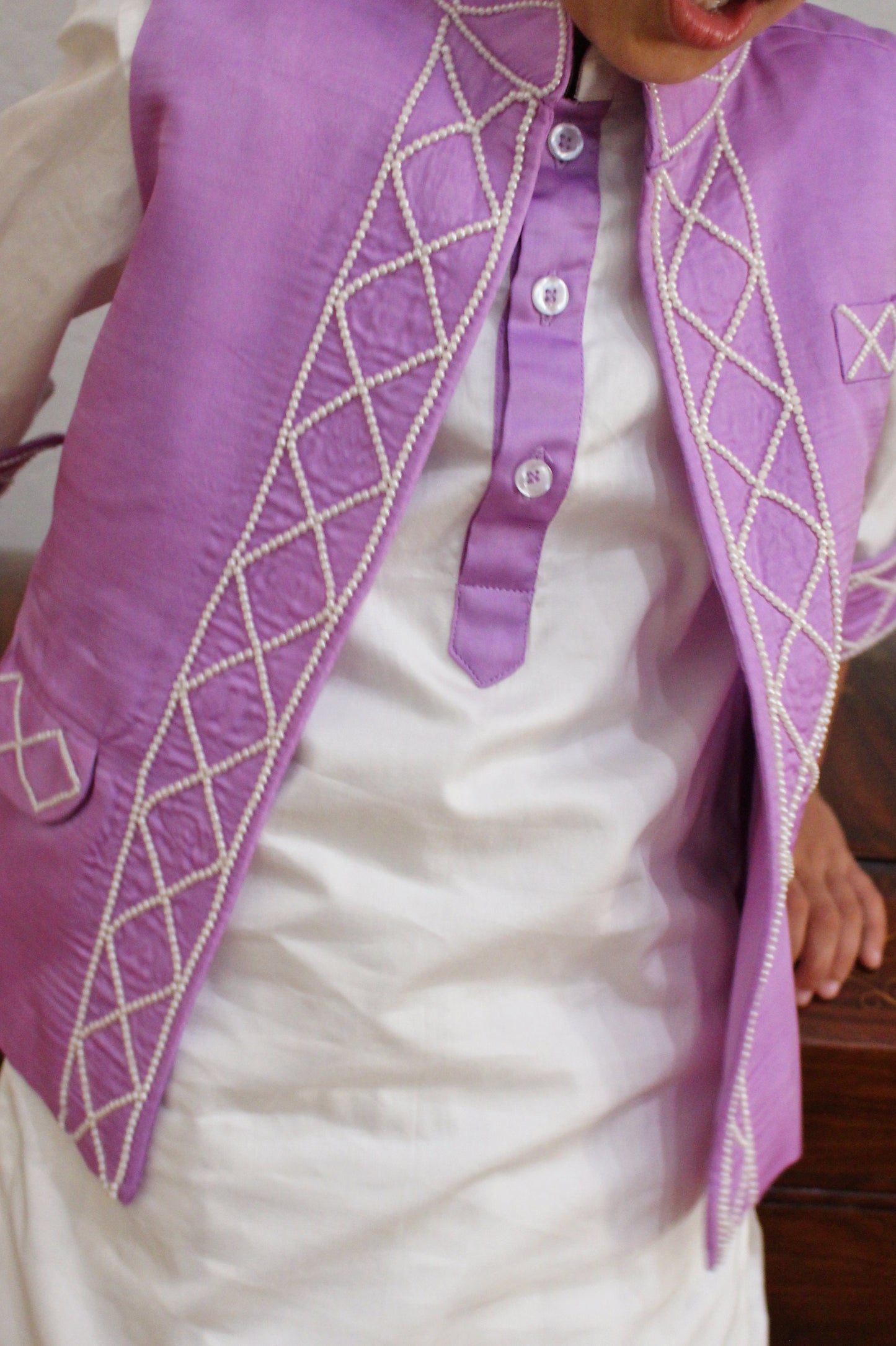 Zayan Lilac Boys' Kurta Set
